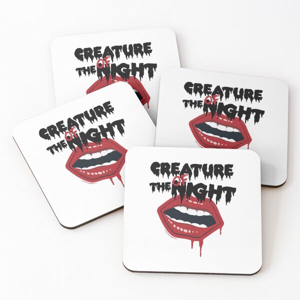 Item preview, Rocky Horror Show Creature Of The Night Mouth Black Text designed and sold by All-And-Every.