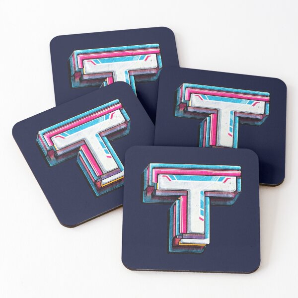 Item preview, Letter T Retro 80's Vibe designed and sold by T Style.