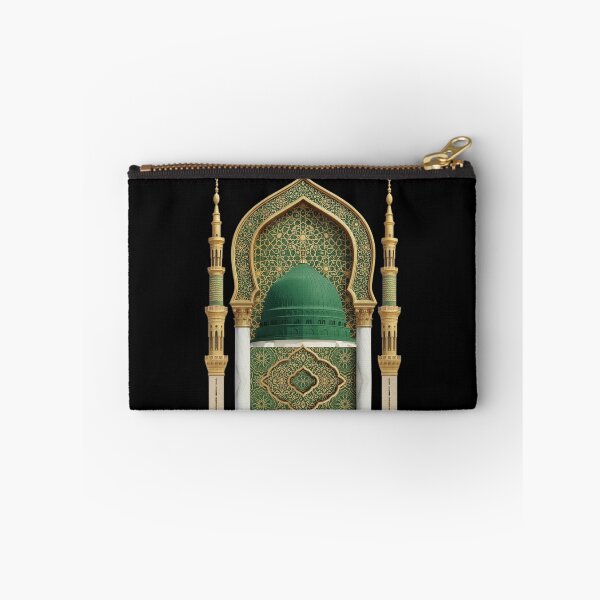 Item preview, Sacred Green Dome of Madinah (V.2) : Elegant Islamic Architectural Art designed and sold by D-Islamic.