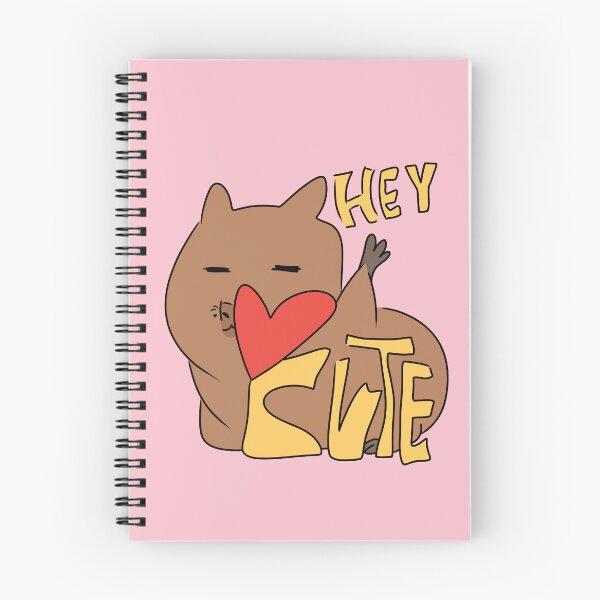 Item preview, Capybara Hey Cute designed and sold by HugSomeNettles.