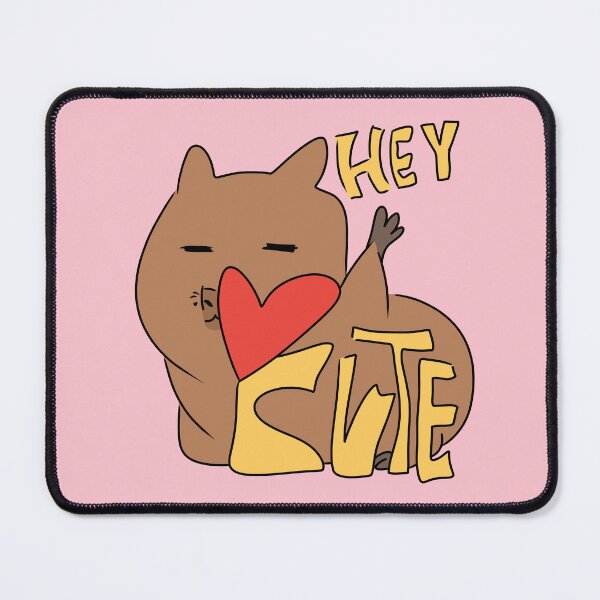 Item preview, Capybara Hey Cute designed and sold by HugSomeNettles.