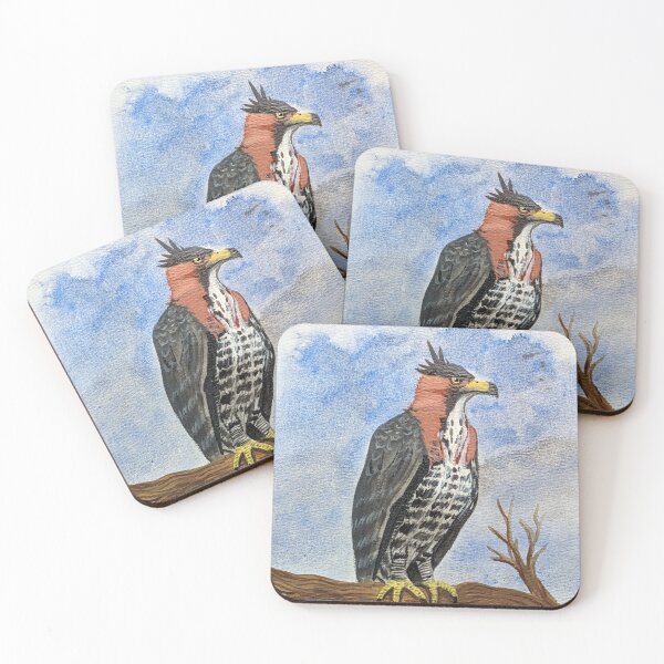 Item preview, Ornate hawk-eagle perched in the tree hunting for prey  designed and sold by Matt Starr Fine Art .