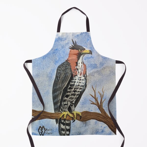 Item preview, Ornate hawk-eagle perched in the tree hunting for prey designed and sold by Matt Starr Fine Art .