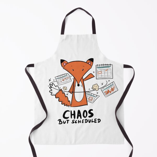 Item preview, Chaos But Scheduled Funny ADHD Fox designed and sold by DesignFreakArt.