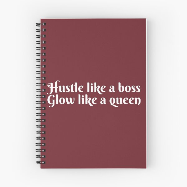 Item preview, Hustle Like a Boss Glow Like a Queen Success Motivation for Girls  designed and sold by DemureArtsy.