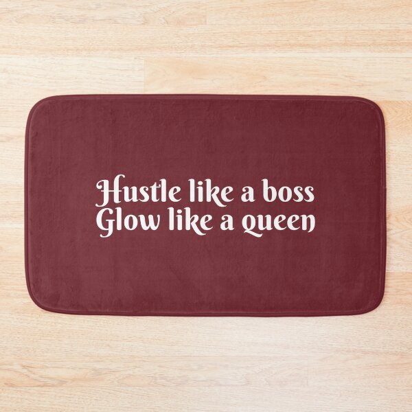 Item preview, Hustle Like a Boss Glow Like a Queen Success Motivation for Girls designed and sold by DemureArtsy.