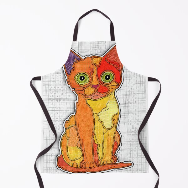 Item preview, Cute Chubby Cat Illustration Cartoon Style designed and sold by Grafititee.