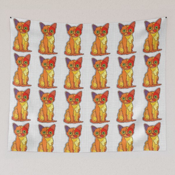 Item preview, Cute Chubby Cat Illustration Cartoon Style designed and sold by Grafititee.