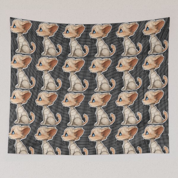Item preview, Cute Cat Illustration Cartoon Style designed and sold by Grafititee.