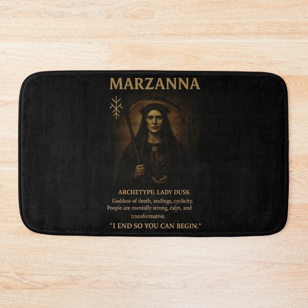 Item preview, Marzanna - Lady of Twilight Slavic Zodiac (October 1 - October 23) designed and sold by Myth-LegendArt.