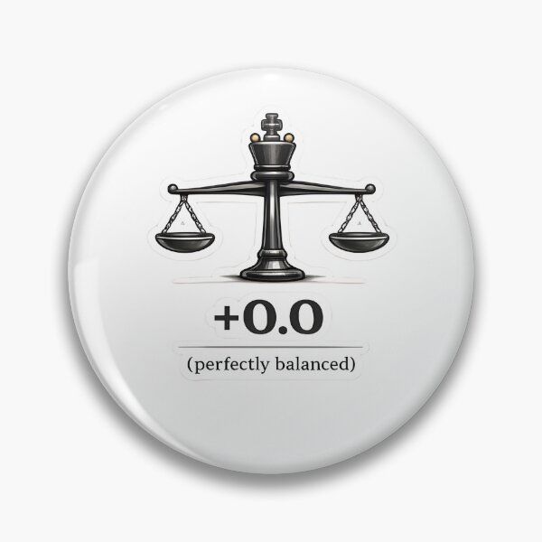Item preview, +0.0 (Perfectly Balanced) designed and sold by Pinned & Forked Studio.