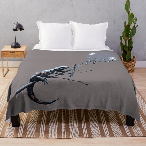 Item preview, Salamander Branch Gecko on Natural Branch designed and sold by Quiqui-Modern.