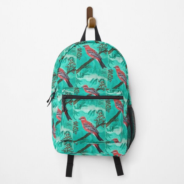 Item preview, Pine grosbeak in the evergreen forest designed and sold by Matt Starr Fine Art .