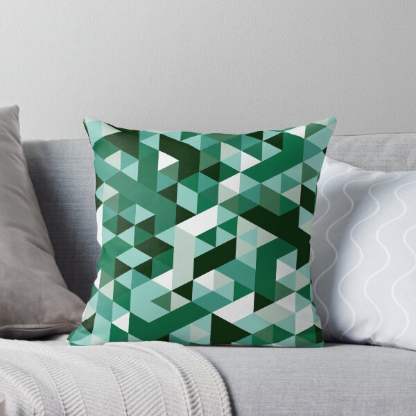 Item preview, Geometric Art in Greens designed and sold by OneThreeSix.