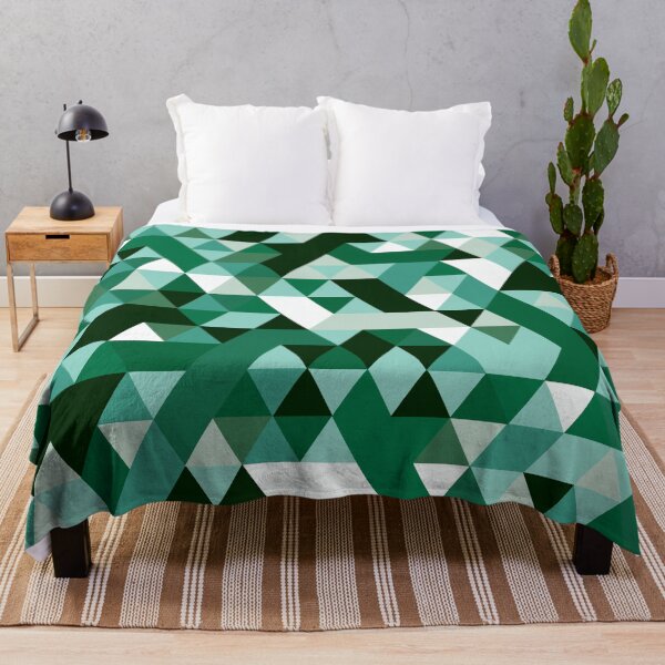 Item preview, Geometric Art in Greens designed and sold by OneThreeSix.