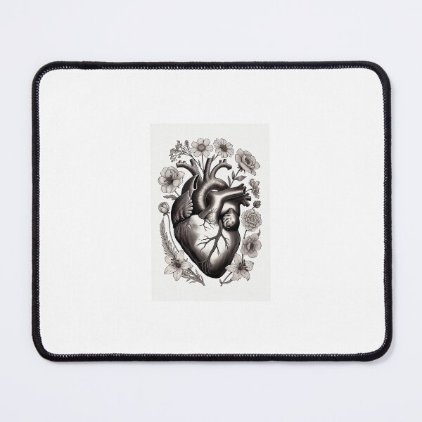 Item preview, Heart Anatomy with flowers designed and sold by Floral Anatomy .
