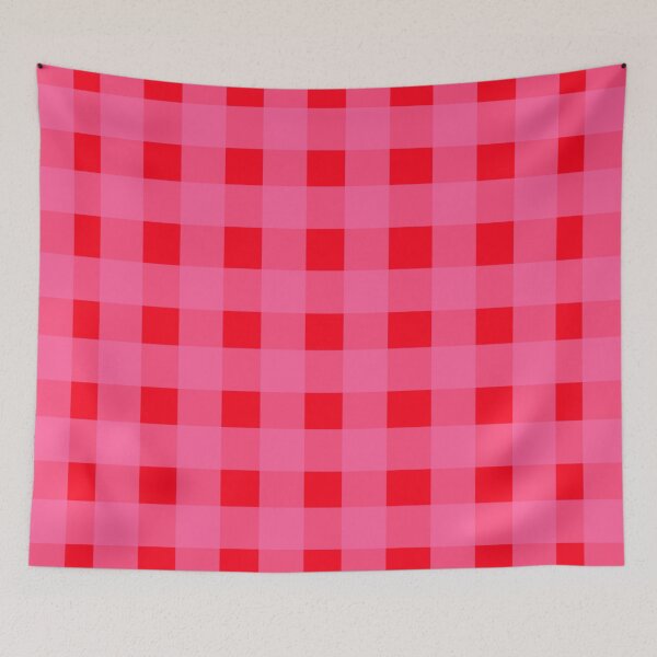 Item preview, Pink and Red, Gingham, Check designed and sold by OneThreeSix.