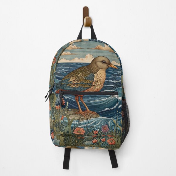 Item preview, Nautical sea shore landscape retro sea bird designed and sold by hollycooper.