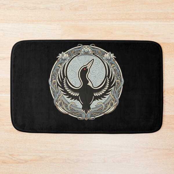 Item preview, The Guardian Loon Art Nouveau Serenity Graphic designed and sold by Evaevonechi.