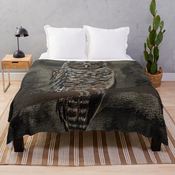Item preview, Spotted owl hunting at night designed and sold by Matt Starr Fine Art .
