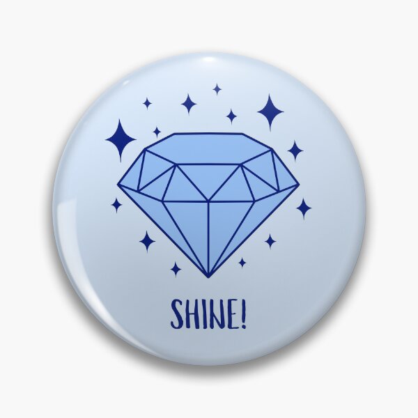 Item preview, Shining Blue Diamond Illustration designed and sold by joleyjl.