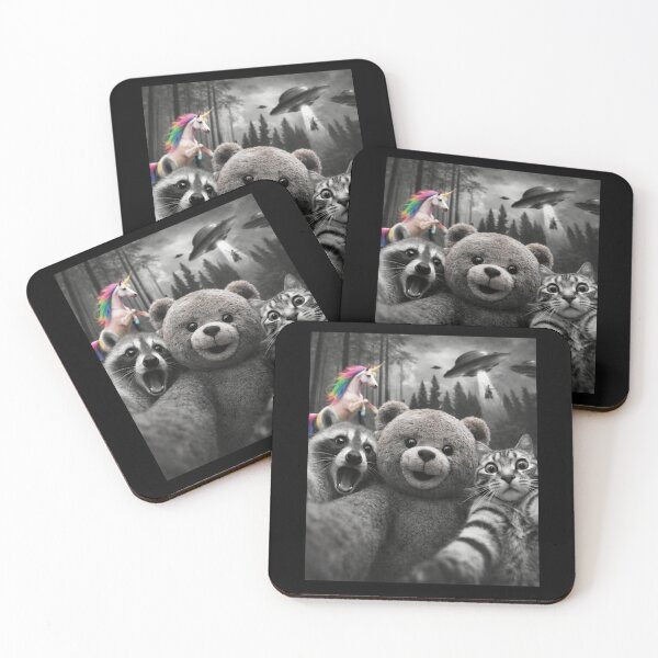 Item preview, Funny Animals Selfie With Rainbow Unicorn And UFO Alien Abduction Event designed and sold by GalenoHenley.
