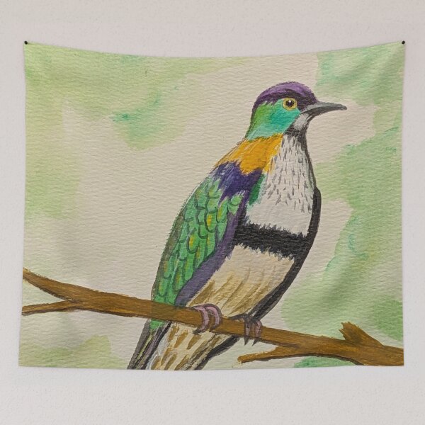Item preview, Superb fruit dove in the rainforest  designed and sold by Matt Starr Fine Art .