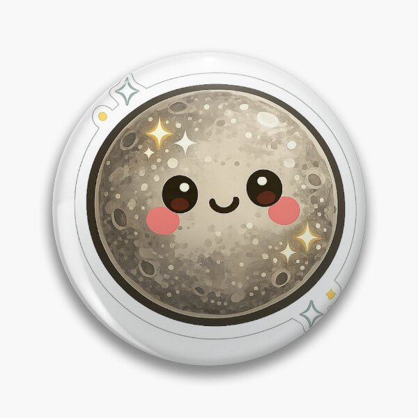 Item preview, Kawaii Ceres Dwarf Planet Sticker | Cute Space Astronomy Vinyl Style designed and sold by SnugglePod Studio.