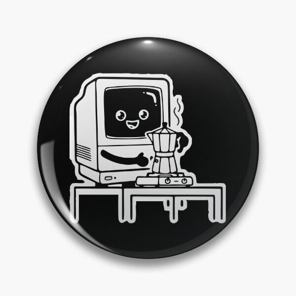 Item preview, Retro Computer & Moka Pot | Pixels & Caffeine designed and sold by Mex Power.