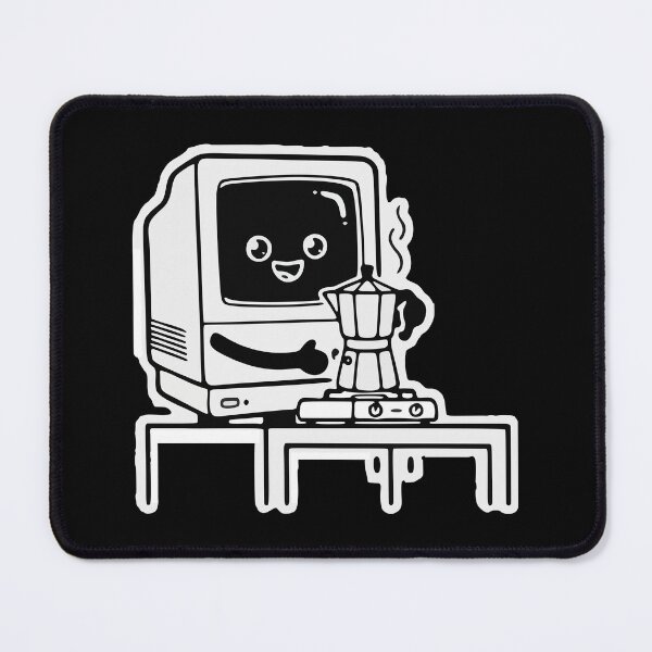 Item preview, Retro Computer & Moka Pot | Pixels & Caffeine designed and sold by Mex Power.