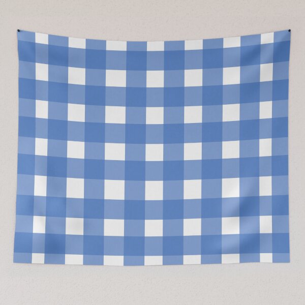 Item preview, Blue and White Gingham, Check designed and sold by OneThreeSix.