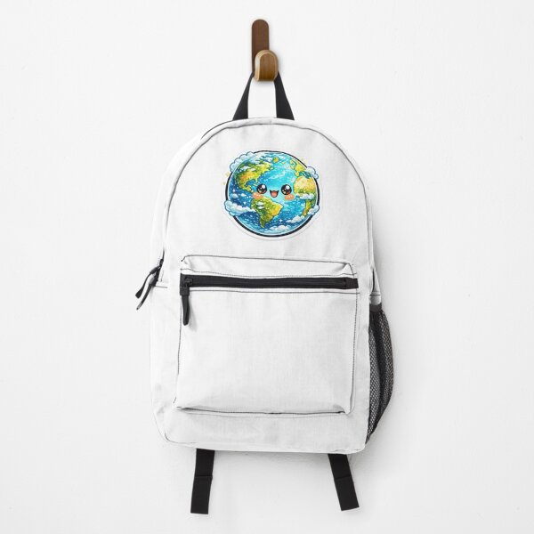 Item preview, Kawaii Earth Sticker (Cute Planet Earth) designed and sold by SnugglePod Studio.