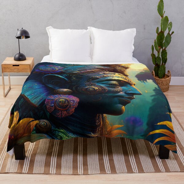 Item preview, Colorful Wallcovering Tapestry, duvet cover, throw blanket, shower curtain designed and sold by CharlottePlaceArt.