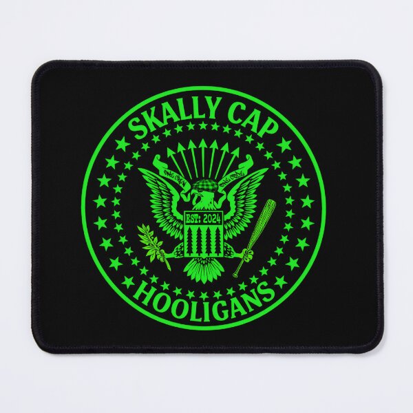 Item preview, Skally Cap Hooligans: Street Punk Presidential Seal (Green and Black) designed and sold by Skally Cap Hooligans™.