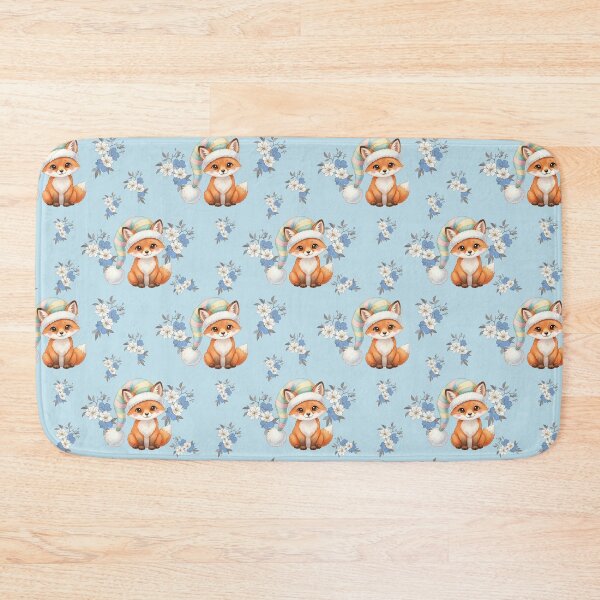 Item preview, Cute Fox Floral Seamless Pattern designed and sold by Atchara-Siri.