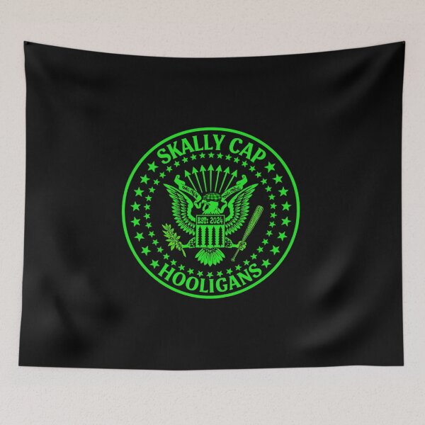 Item preview, Skally Cap Hooligans: Street Punk Presidential Seal (Green and Black)  designed and sold by Skally Cap Hooligans™.