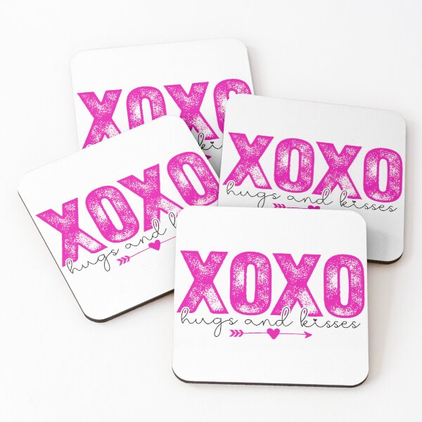 Item preview, XOXO Cute Valentine’s Day Love Quote Minimal Pink Typography Design designed and sold by AnnCraftsPH.