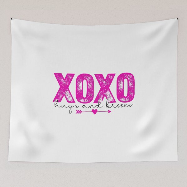 Item preview, XOXO Cute Valentine’s Day Love Quote Minimal Pink Typography Design designed and sold by AnnCraftsPH.