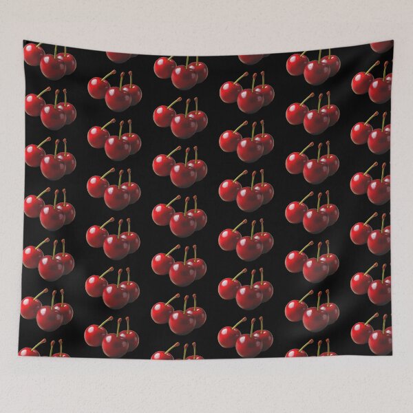 Item preview, Elegant red cherries patterns designed and sold by hollycooper.