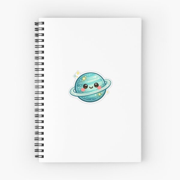 Item preview, Kawaii Uranus Planet Sticker | Cute Ringed Ice Giant Space Vinyl Style designed and sold by SnugglePod Studio.