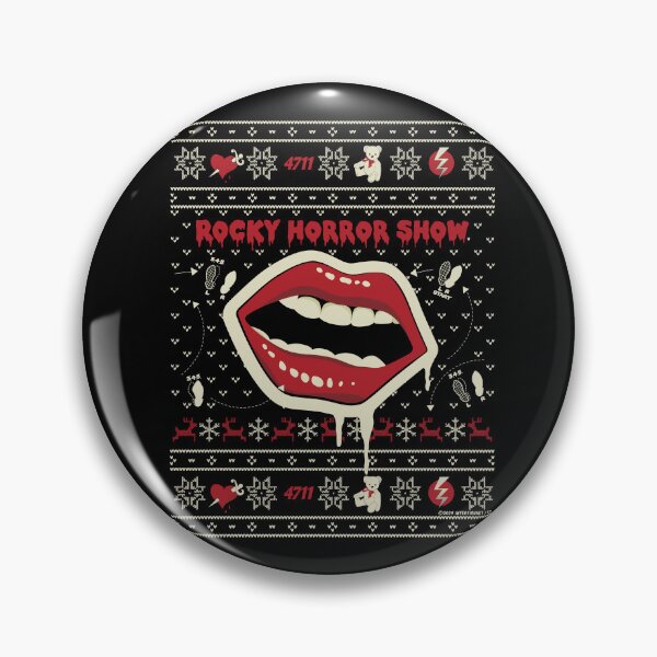 Item preview,  Rocky Horror Show Mouth Christmas Knit Pattern designed and sold by All-And-Every.