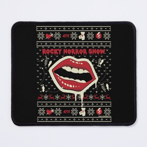 Item preview, Rocky Horror Show Mouth Christmas Knit Pattern designed and sold by All-And-Every.