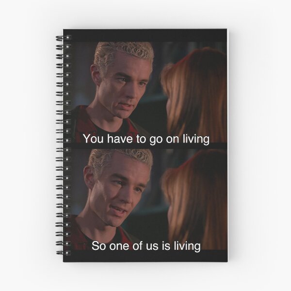 Item preview, Buffy & Spike - Have to go on living designed and sold by Luigis-Mansion.