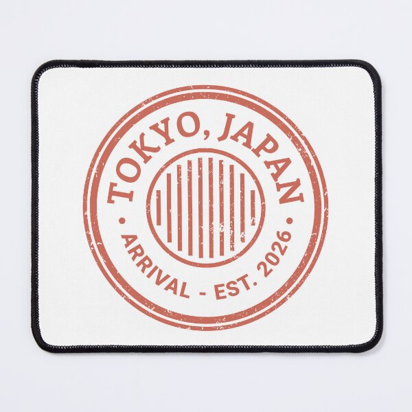 Item preview, Tokyo Arrival Stamp – Vintage Travel Badge designed and sold by AM.87.