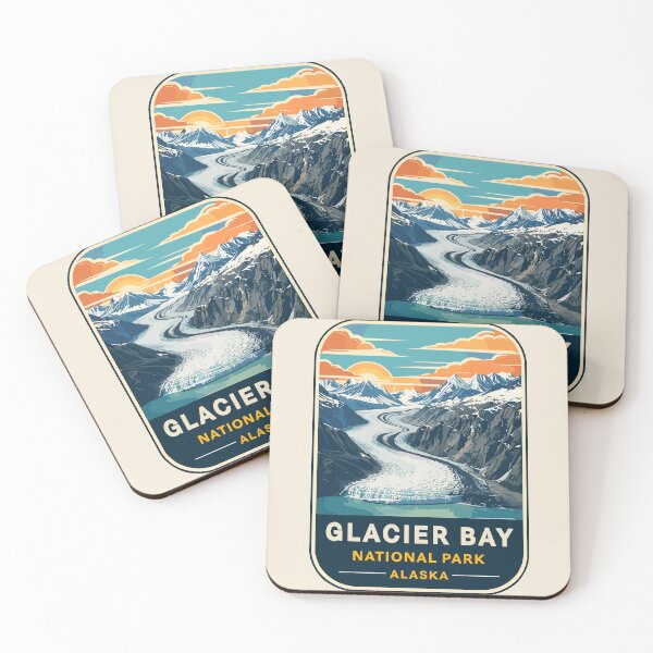 Item preview, Glacier Bay National Park Alaska Sticker designed and sold by Gideon Emmerich.