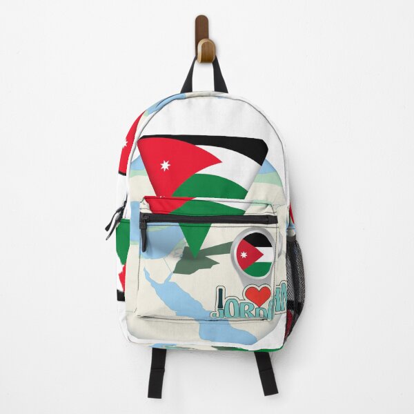 Item preview, Jordan Location Pin – I Love Jordan Map & Flag Design designed and sold by GoldenSparkleShop.