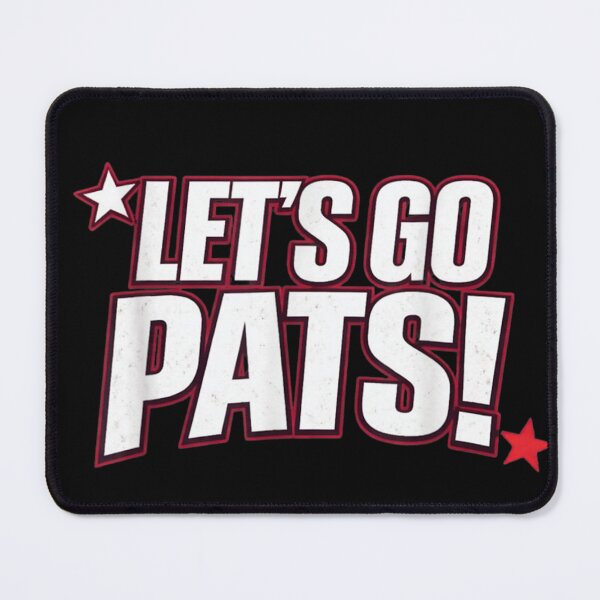 Item preview, Lets Go Pats New England Football Fans Game Day Typography Graphic designed and sold by Gargamal.