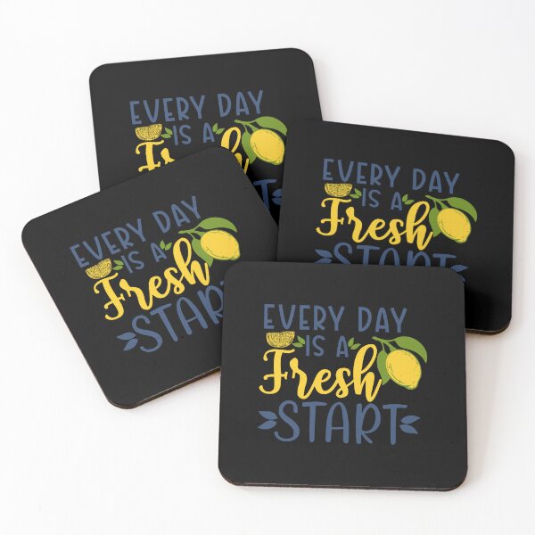 Item preview, Every Day Fresh Start Motivational Lemon Graphic designed and sold by Blok45.