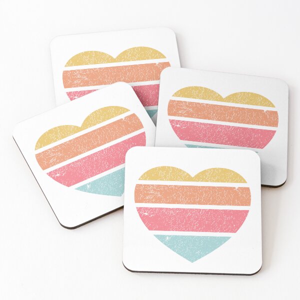 Item preview, Retro Sunset Heart – Vintage Love Aesthetic Design designed and sold by Omefis.
