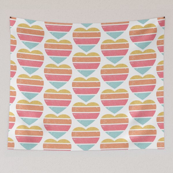 Item preview, Retro Sunset Heart – Vintage Love Aesthetic Design designed and sold by Omefis.